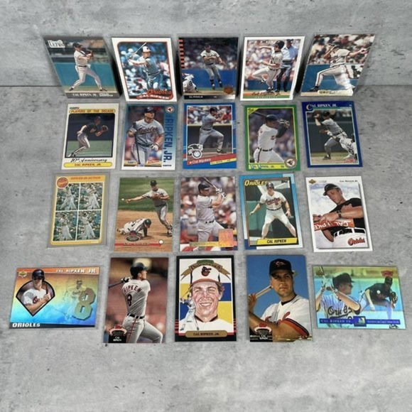 HUGE 20 Card Lot Cal Ripken Jr Baltimore Orioles Stadium Donruss Gold Upper Deck - Picture 1 of 7